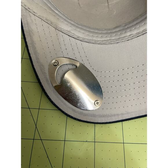 Support Your Local Tailgate Team Real Bottle Opener Built Into Visor Cap Hat NEW - Picture 7 of 12